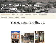 Tablet Screenshot of flatmountaintrading.com